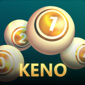 Keno number pick game icon
