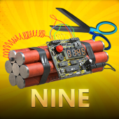 Nine card total game icon